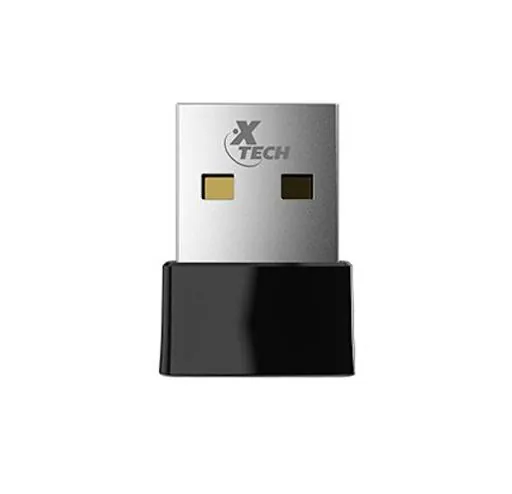 Adaptador Inalámbrico USB 2.0 Nano AC Doble Banda Xtech XTC-600 1