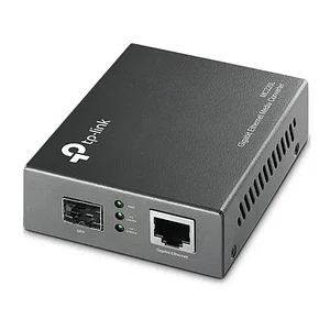 Conversor de medios Gigabit Ethernet TP-Link, Gigabit SFP, 10/100/1000mbps RJ45, Puerto FX