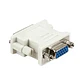 Adaptador de DVI Hembra a VGA Macho, PVC, Resolución 720p, Material del contacto Cobre - Miniatura 1
