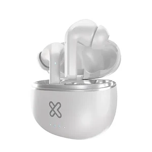 Audífonos Inalámbricos Klip Xtreme EdgebudsPro, Batería 26 Horas, IPX3, Bluetooth 5.3, Blanco