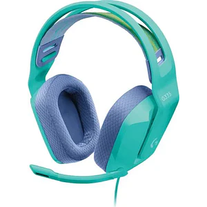 Audífonos Gamer Logitech G335, Con Micrófono, Compatible con PC/Xbox/PS4/Nintendo Switch, Menta