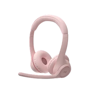 Auriculares inalámbricos Bluetooth Logitech Zone 300, Ultra ligero sólo 122g, Rose