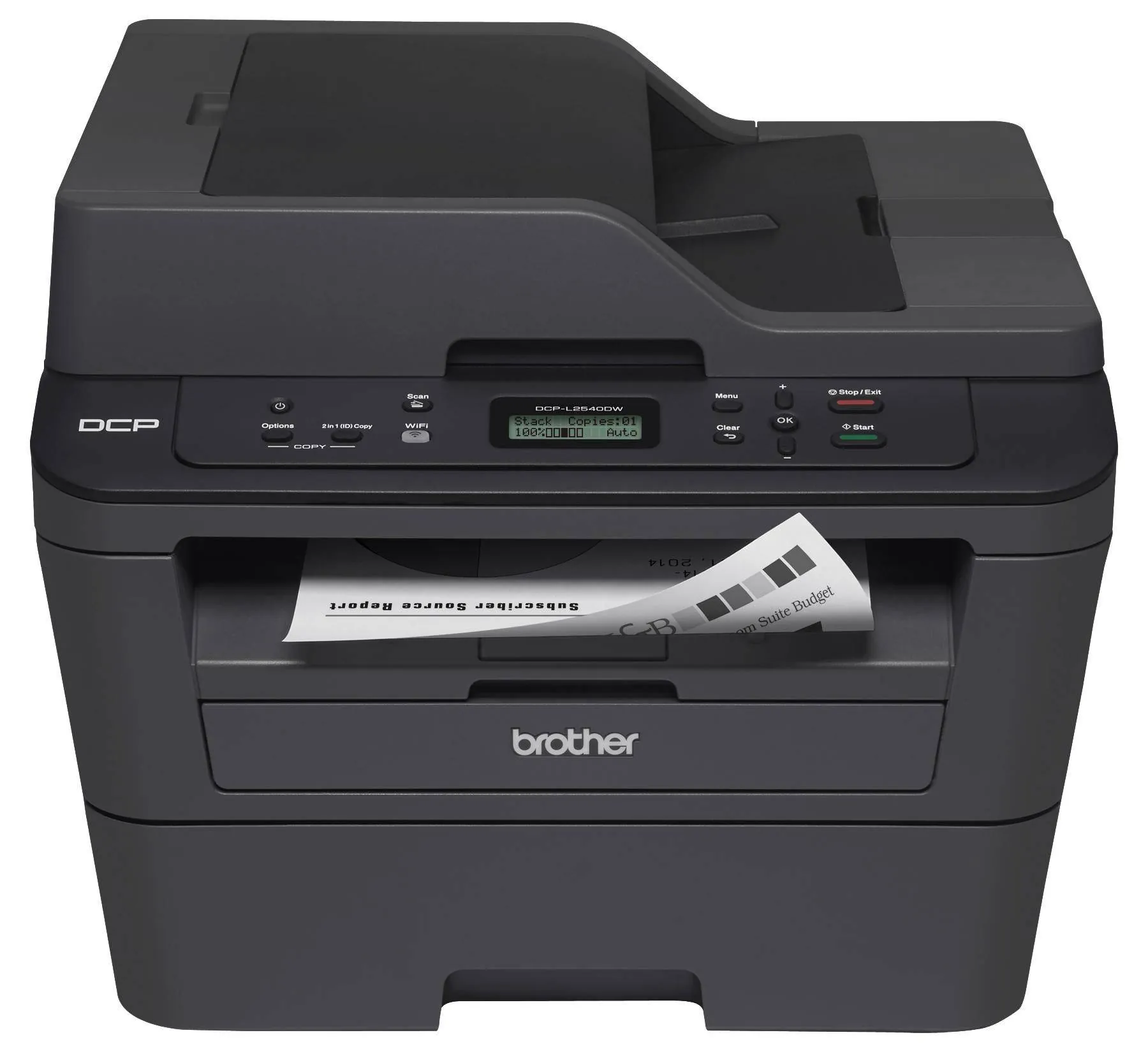 Impresora Multifuncional láser monocromática Brother DCP-L2540DW, 30 ppm, Ethernet/WIFI 1