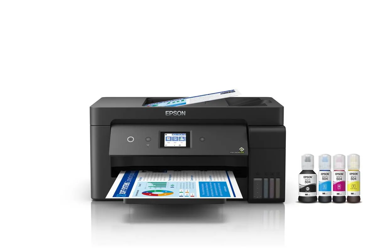 Impresora Multifuncional tinta color Epson EcoTank L14150, 17 ppm/negro, 9 ppm/color, WiFi/Red/USB 1