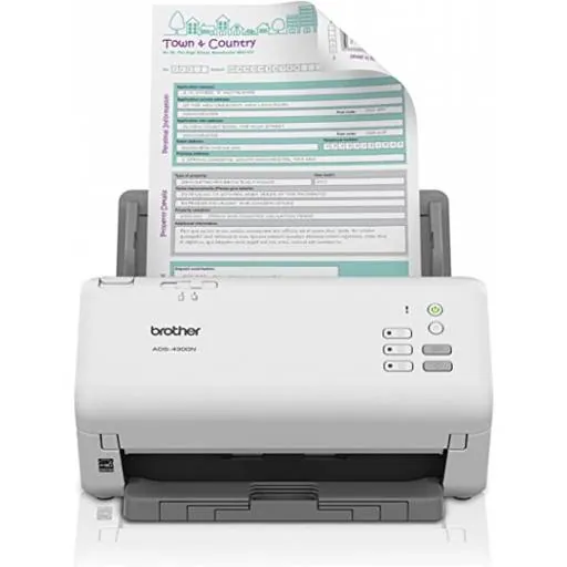 Escáner Profesional Brother ADS4300N, ADF, 80ppm, 1.200 DPI, USB 1