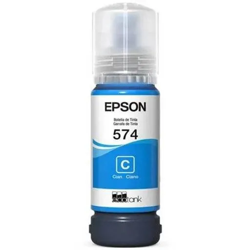 Botella de Tinta Original Epson T574 Cyan 1