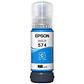 Botella de Tinta Original Epson T574 Cyan - Miniatura 1