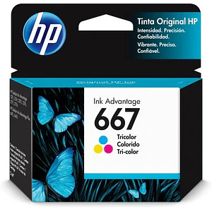 Cartucho de Tinta HP 667, Tricolor