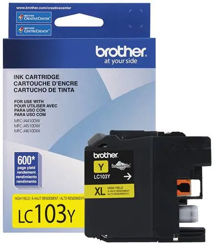 Cartucho de Tinta Original Brother LC-103Y Amarillo 1