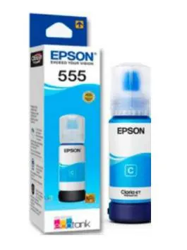 Botella de Tinta Original Epson T555220-AL, 70ml, Cian 1