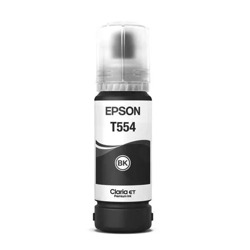 Botella de Tinta Original Epson T554120-AL, 70ml, Negro 1