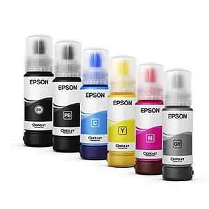 Botella de Tinta Original Epson T555120-AL, 70ml, Negro Pigmentado