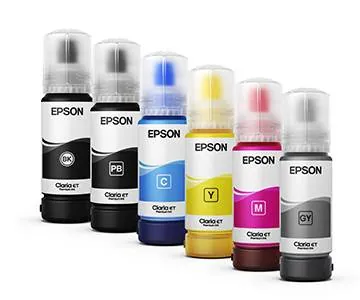 Botella de Tinta Original Epson T555120-AL, 70ml, Negro Pigmentado 1