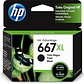 Cartucho de Tinta HP 667XL Negro – Alto Rendimiento y Calidad Original 3YM81AL - Miniatura 1