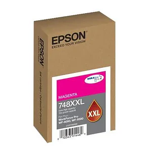 Cartucho de Tinta Original Epson T748XXL, Magenta, Extra Alta Capacidad