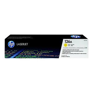 Cartucho de Tóner Original HP 126A, Amarillo, LaserJet (CE312A)