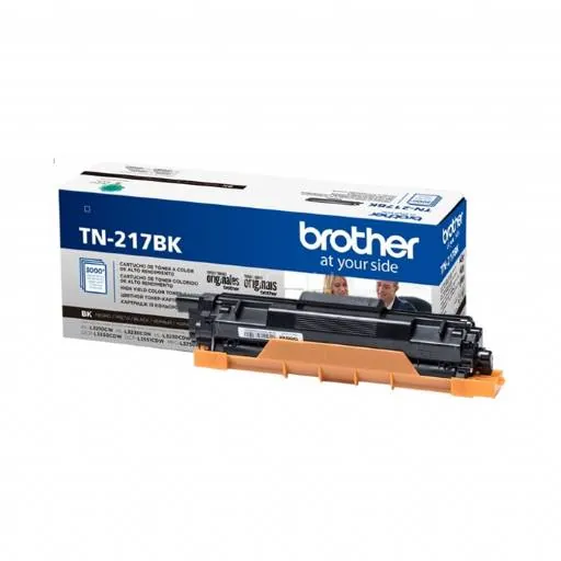 Cartucho de Tóner Original Brother TN-217BK, Negro, 3.000 páginas 1