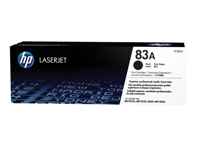 Cartucho Original De Tóner Negro HP 83A LaserJet 1