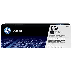 Cartucho de Tóner Original HP 85A Negro LaserJet, Rendimiento: 1600 páginas