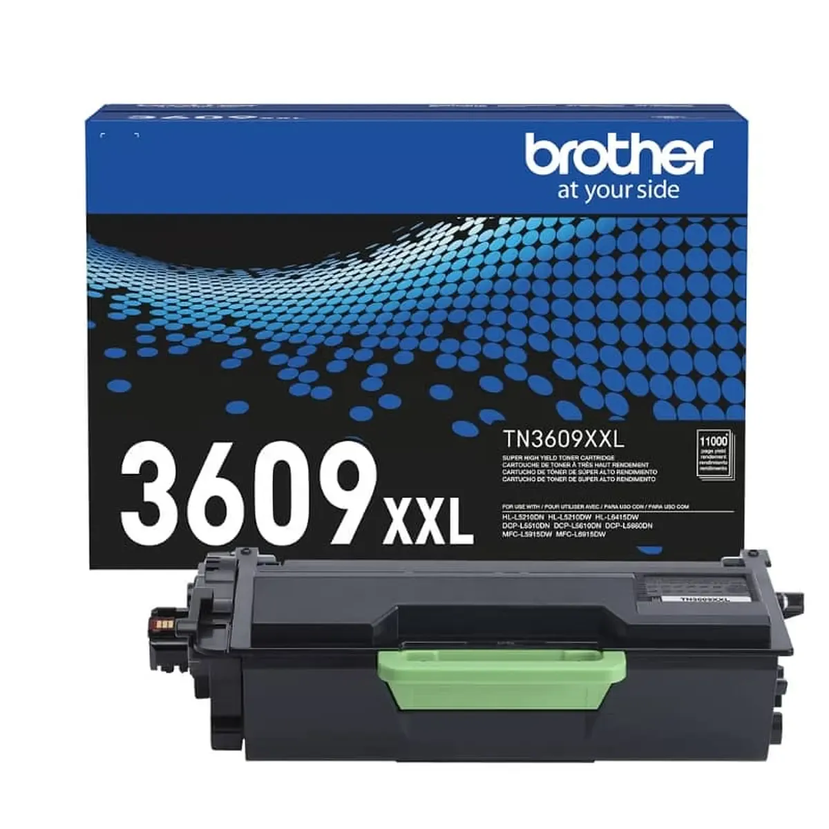 Cartucho de Tóner de súper alto rendimiento original Brother TN3609XXL (11.000 páginas) 1