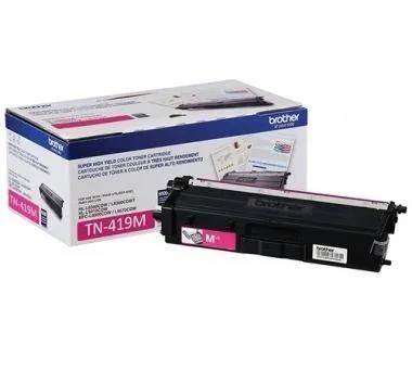 Cartucho de Tóner Original Brother TN-419M, Magenta, 9.000 Páginas 1