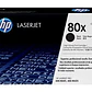 Cartucho de Tóner Original HP 80X, Negro de alto rendimiento, LaserJet (CF280X) - Miniatura 1