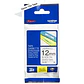 BROTHER 12mm Negro en Fondo Blanco Cinta 8mt p/PT-H110/E300/E550 - Miniatura 1