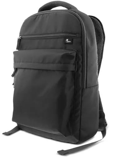 Mochila moderna negra para laptop de hasta 15,6