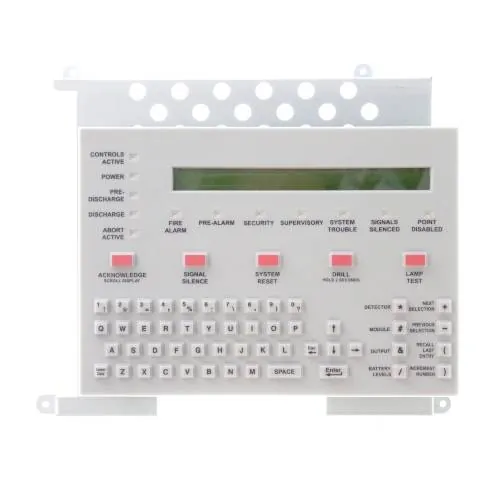 Módulo de Teclado Notificador Notifier KDM-R2-SP, Retroiluminado, Montaje en Panel, 80 Caracteres 1
