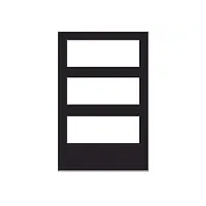 Notifier - Door controller Black Box Chassis Lock - Blank panels kit - Door Assembly Black