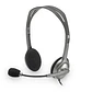  Audífonos con Micrófono Logitech H111, Alámbrico, 1.8 Metros, Gris - Miniatura 1