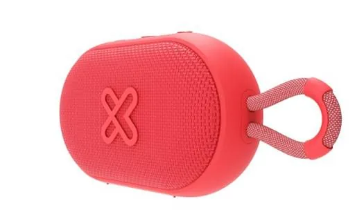 Parlante Portátil Klip Xtreme GrooveSplash KBS-030RD - Bluetooth, Rojo Brillante, TWS, IPX7 1