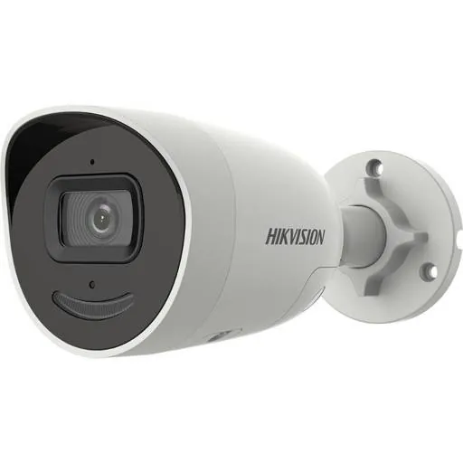 Cámara de Red Bullet Hikvision DS-2CD2066G2-IU/SL, 6MP, AcuSense, Luz Estroboscópica Alarma Audible 1