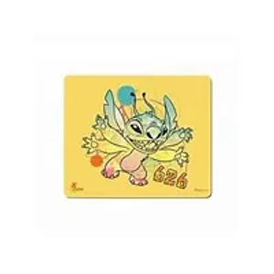 Mouse Pad Xtech XTA-D100ST-YL - Antideslizante, 220x180mm, Edición Disney Stitch, Color Amarillo