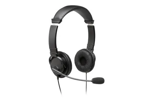 Audífonos con Micrófono Kensington Hi-Fi, Conexión USB, Negro 1
