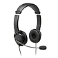 Audífono con Micrófono Kensington Hi-Fi K97603, Over-Ear, Cancelación de Ruido, Negro - Miniatura 1