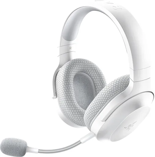 Audífonos Gamer Inalámbrico Razer Barracuda X, Multiplataforma para juegos y celulares, Blanco 1