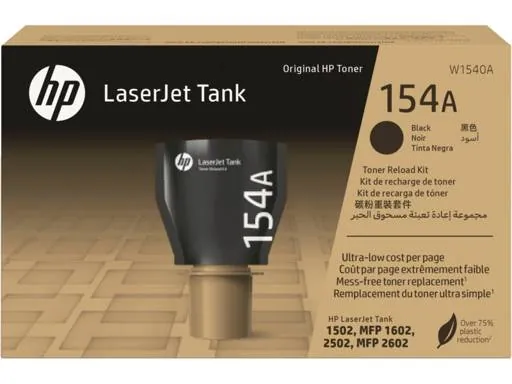 Kit de Recarga de Tóner HP LaserJet 154A Negro - 2,500 Páginas, Original 1