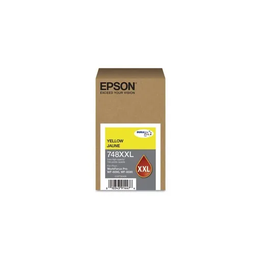 Cartucho de Tinta Original Epson T748XXL, Amarillo, Extra Alta Capacidad 1