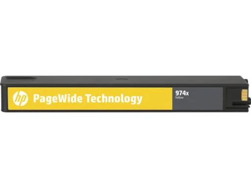 Cartucho de Tinta Original HP PageWide 974X de alta capacidad Amarillo (L0S05AL) 1