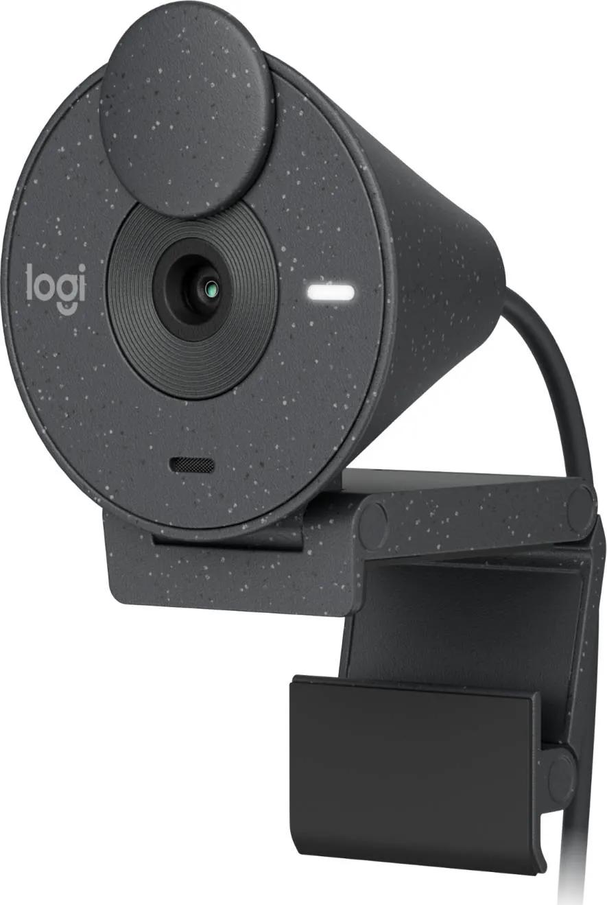 Cámara Web Logitech Brio 300, Full HD 1080p/30FPS, Micrófono Integrado, USB-C, Grafito 1