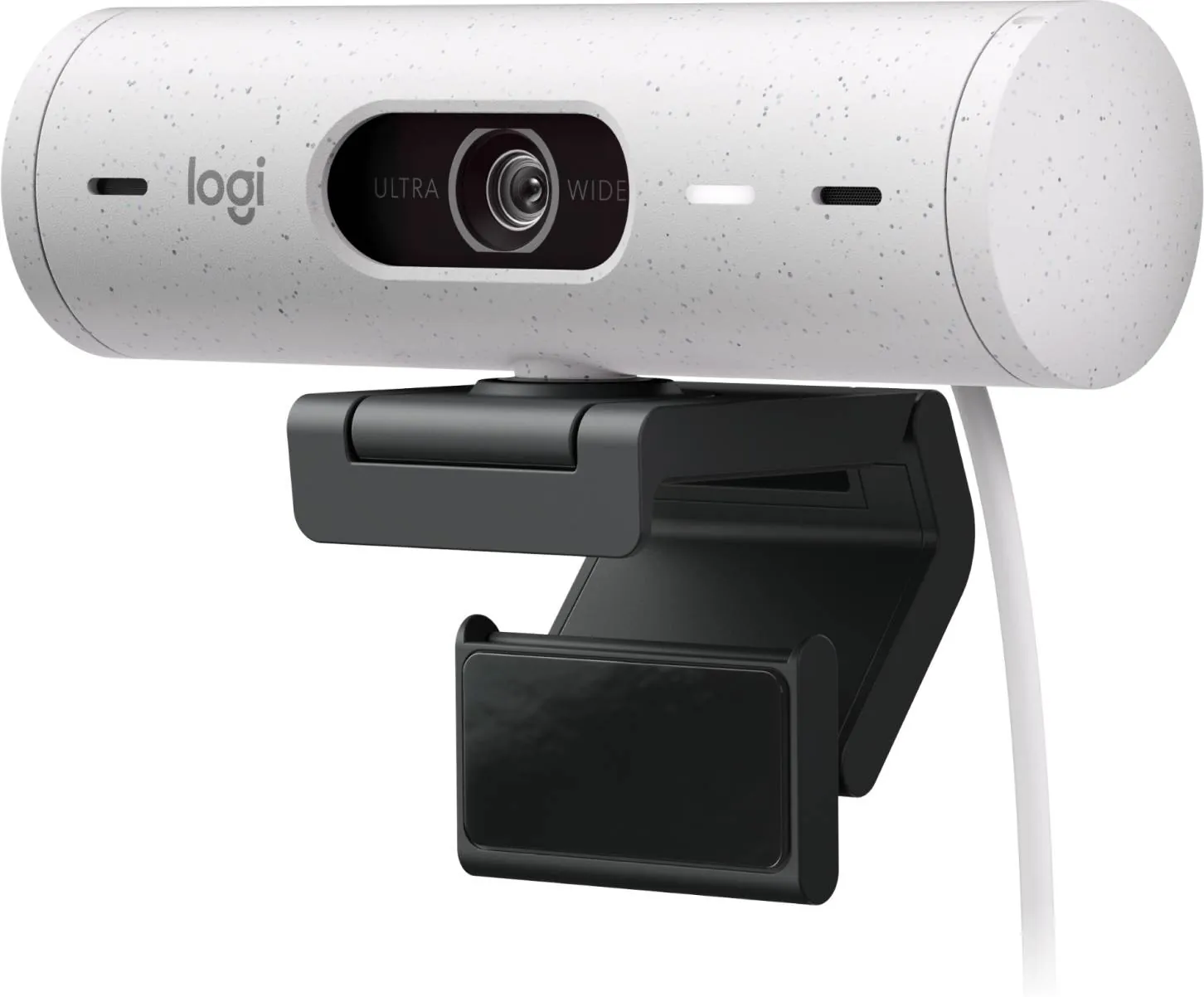 Webcam Logitech Brio 500, Full HD 1080p, Micrófono Integrado, USB-C, Blanco 1