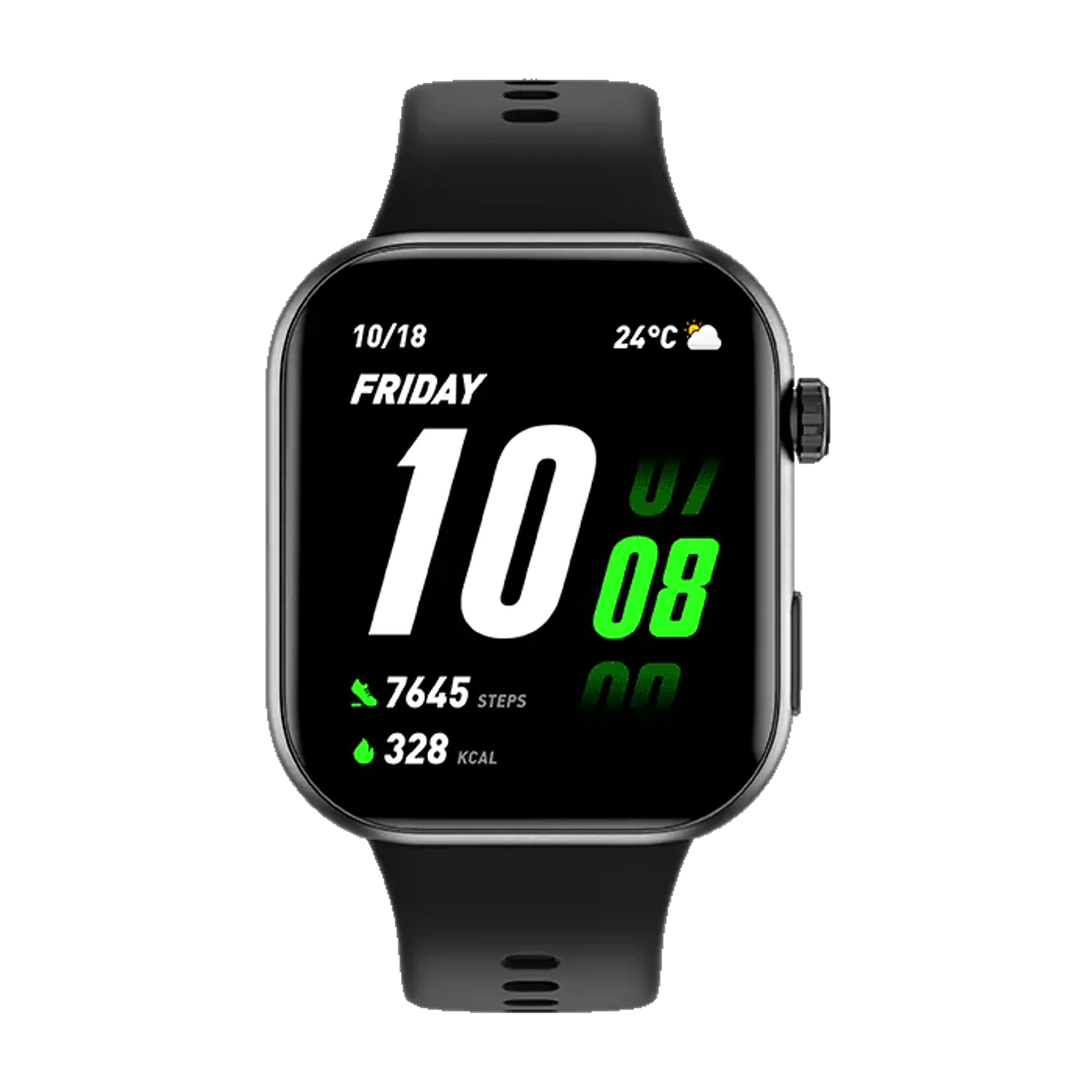 Smartwatch Honor Choice, Pantalla AMOLED 1.95”, Resistencia 5ATM, Multideporte, Color Negro 1