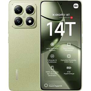 Smartphone Liberado Xiaomi 14T Lemon Green, 12GB RAM, 512GB, Cámara Leica, Pantalla 144Hz, 5000mAh