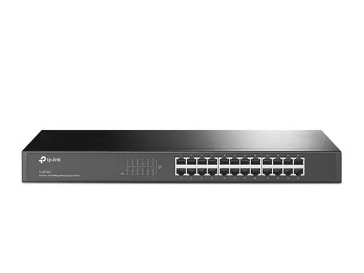 Switch TP-LINK TL-SF1024 24 Puertos 10/100Mbps, Montaje Rack, Eficiencia Energética, 220V, No Admini 1