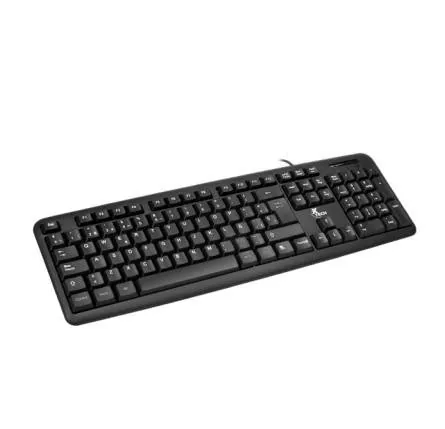 Teclado Xtech XTK-092S, Estándar en Español, USB, Color Negro 1
