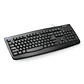 Teclado For Life Lavable Alámbrico Negro Kensington K64407, Antimicrobiano, Color Negro - Miniatura 1