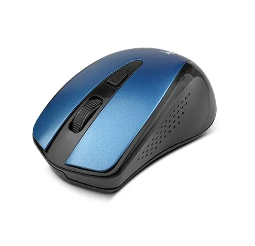 Mouse Xtech Malta XTM-315BL, Óptico, Inalámbrico, 1600 DPI, 4 Botones, Color Azul 1