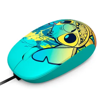 Mouse con Cable Xtech XTM-D406ST-BL - Edición Stitch, USB, 1000DPI, Azul 1