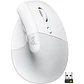 Mouse Ergonómico Logitech Lift, 6 Botones, 4000DPI, Bluetooth, White/Pale Grey - Miniatura 1